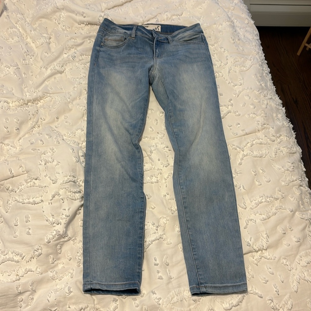 Garage low rise light washed jeans